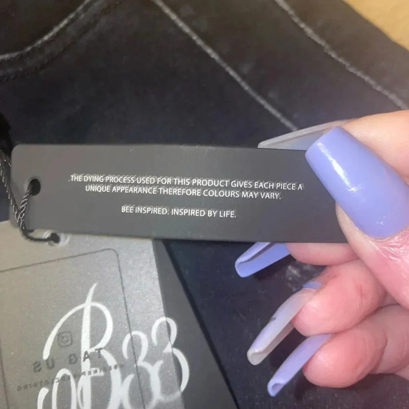 MENS B33 INSPIRED ALVARO RELAXED FIT PREMIUM DENIM  NO.33
DARK WASH 28x32 - Picture 11 of 15